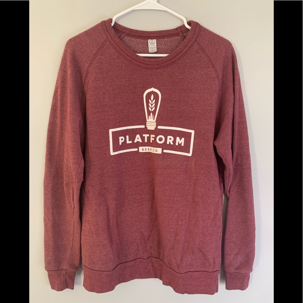 Local Cleveland Brewery sweatshirt.